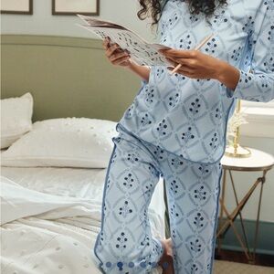 Blue Patterned LAKE Women's Pajama Set